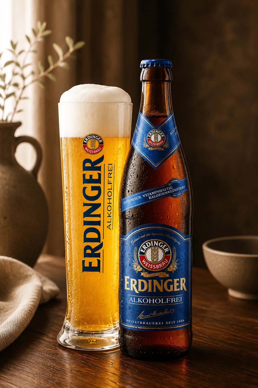 Erdinger alkoholfrei – georgisches Gericht