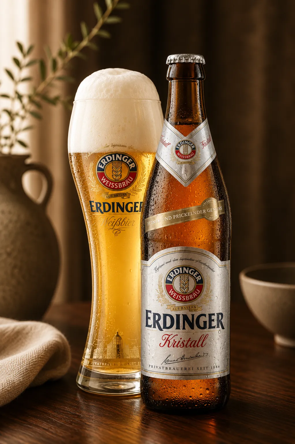 Erdinger Kristall – georgisches Gericht